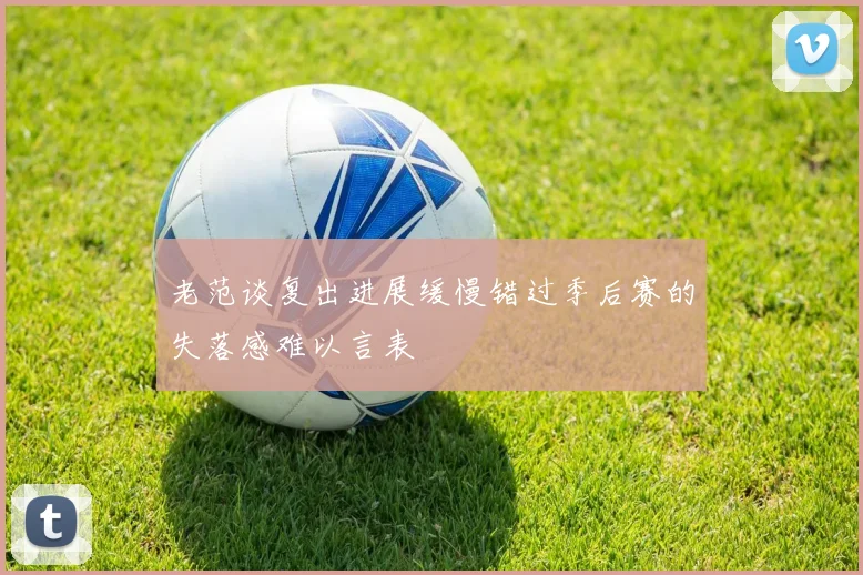 老范谈复出进展缓慢错过季后赛的失落感难以言表